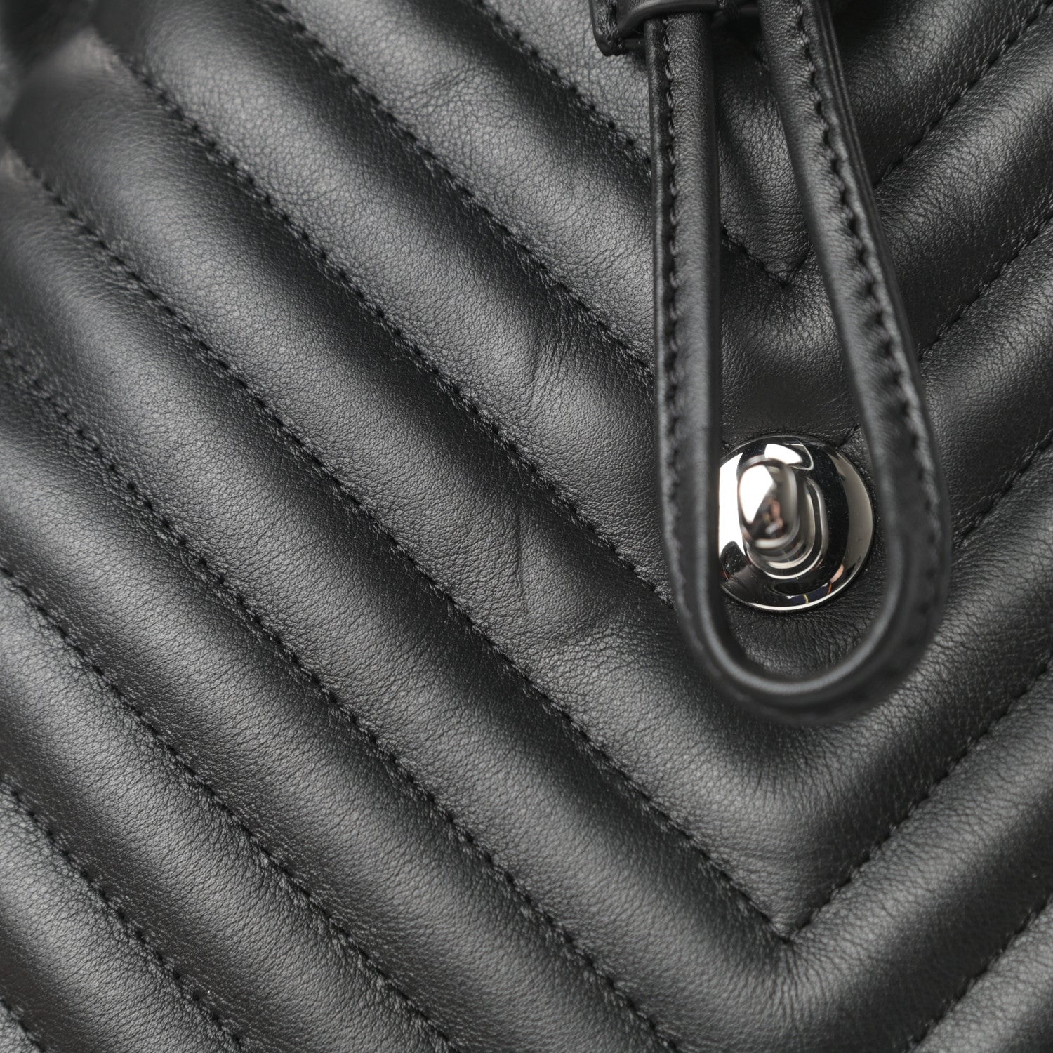 Chanel Calfskin Chevron Quilted Large Urban Spirit Backpack Black 13 of 16
