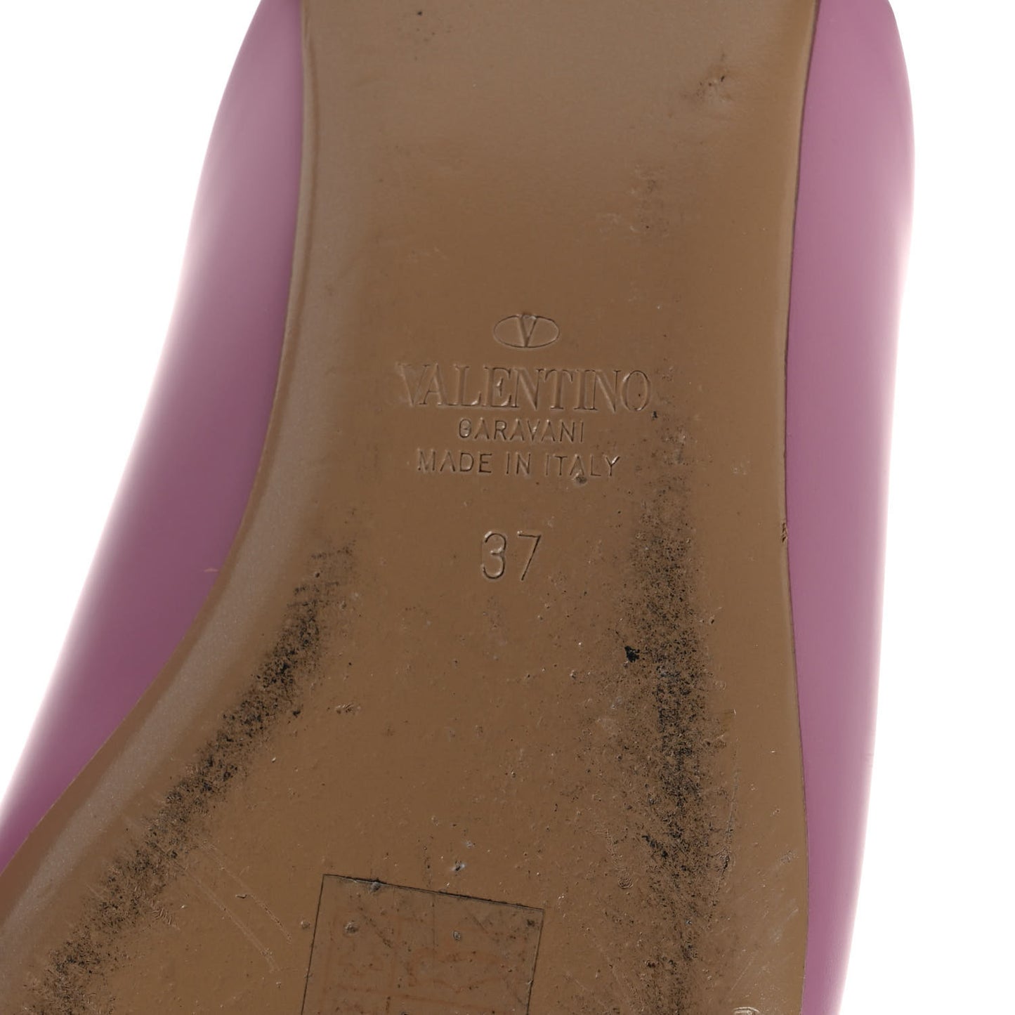 Calfskin Roman Stud Pointed Flat Mules 37 Giacinto