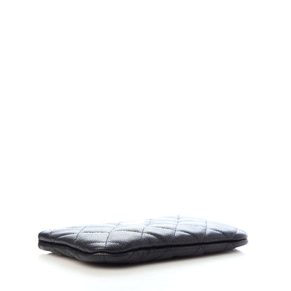 Chanel Caviar Quilted Small Cosmetic Case Black 4 of 8