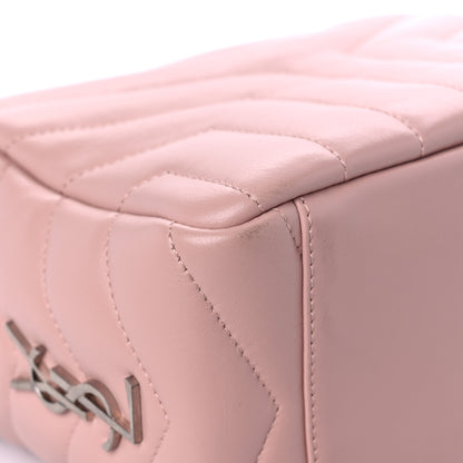 Saint Laurent Calfskin Y Quilted Monogram Small Loulou Camera Pale Pink 8 of 13