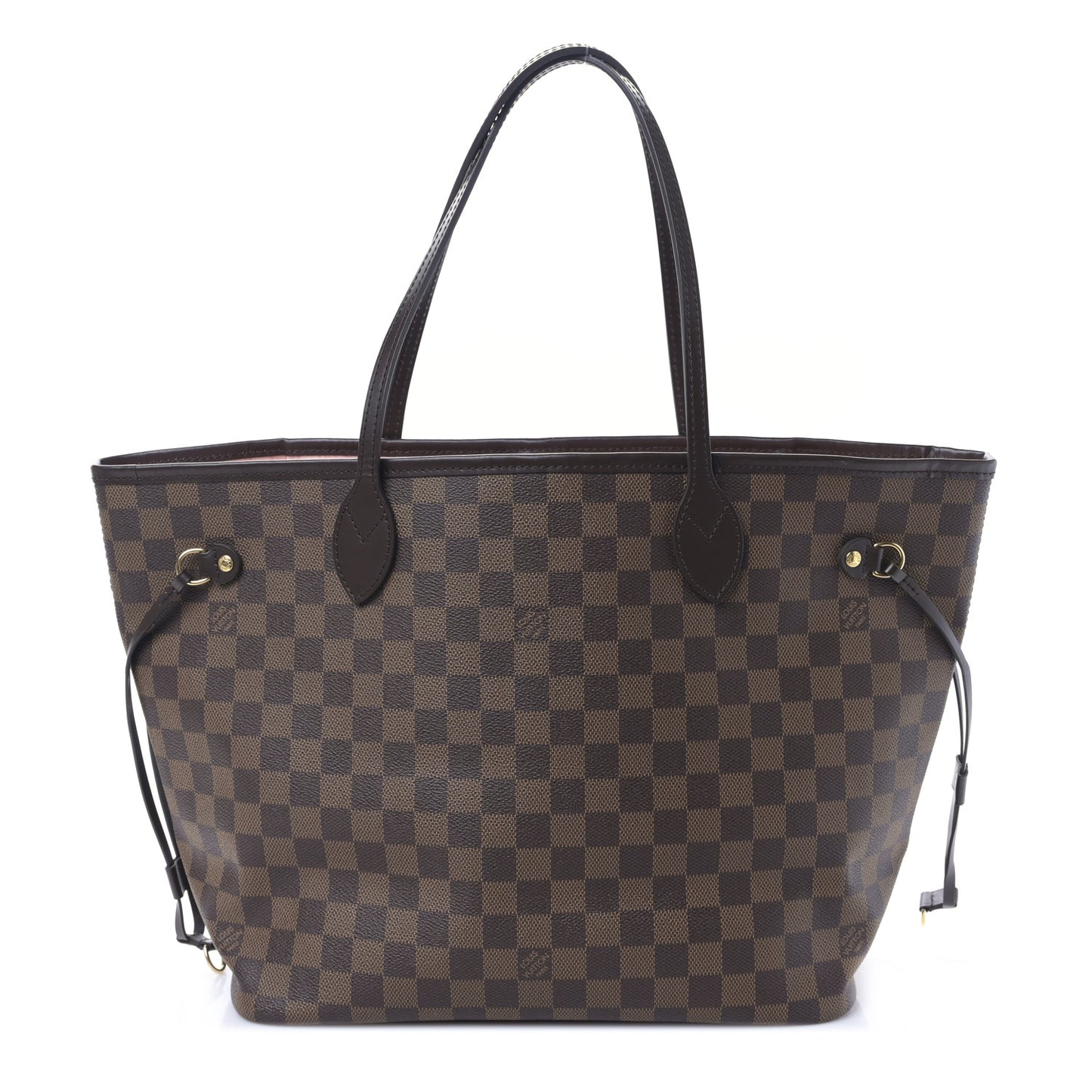 Damier Ebene Neo Neverfull MM Rose Ballerine