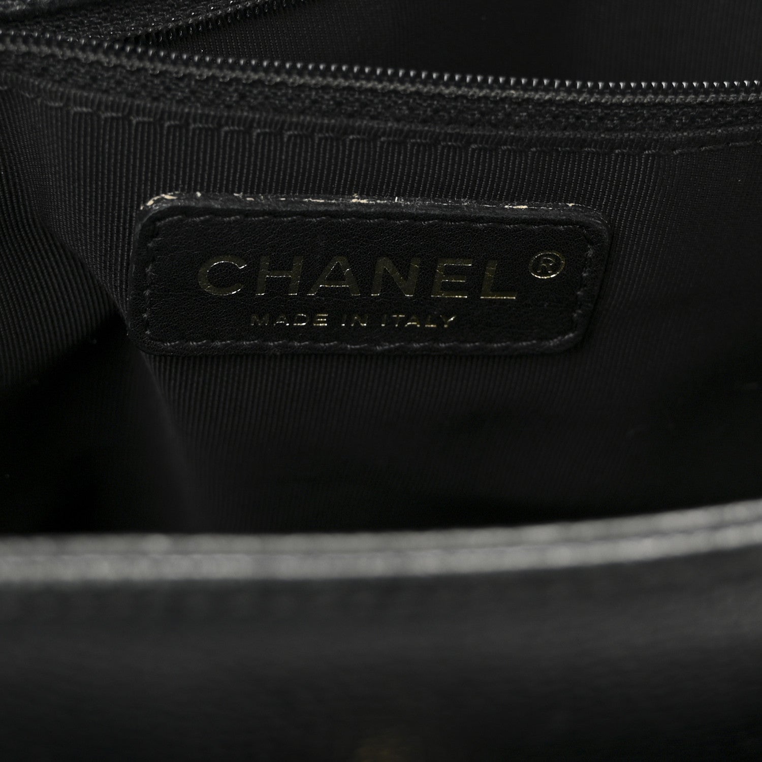 Chanel Calfskin Cerf Executive Shopper Tote Black 6 of 10