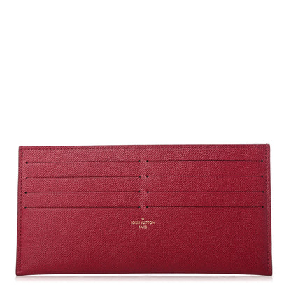 Louis Vuitton Calfskin Felicie Card Holder Insert Fuchsia 1 of 6