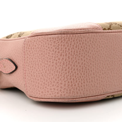 Gucci Monogram Mini Bree Messenger Bag Beige Soft Pink 9 of 12