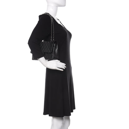 Chanel Caviar Quilted Medium Double Flap Black 2 of 9