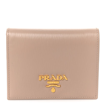 Prada Vitello Move Bi-Fold Wallet Powder Pink 1 of 8