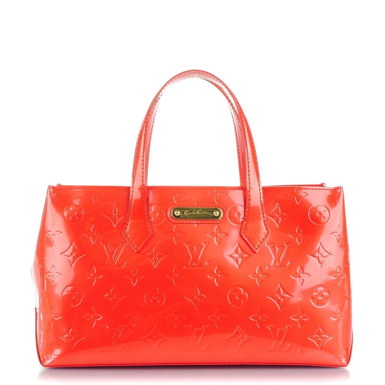 Louis Vuitton Vernis Wilshire PM Orange Sunset 1 of 7