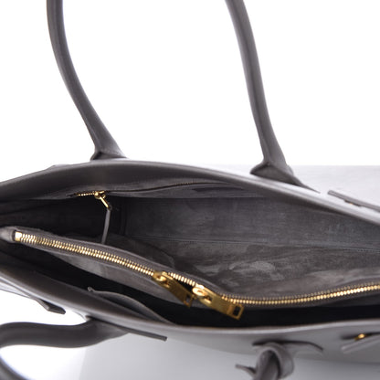 Saint Laurent Calfskin Large Sac De Jour Carryall Grey 5 of 10