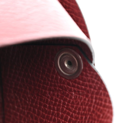 Hermes Epsom Calvi Card Case Rouge H 7 of 9