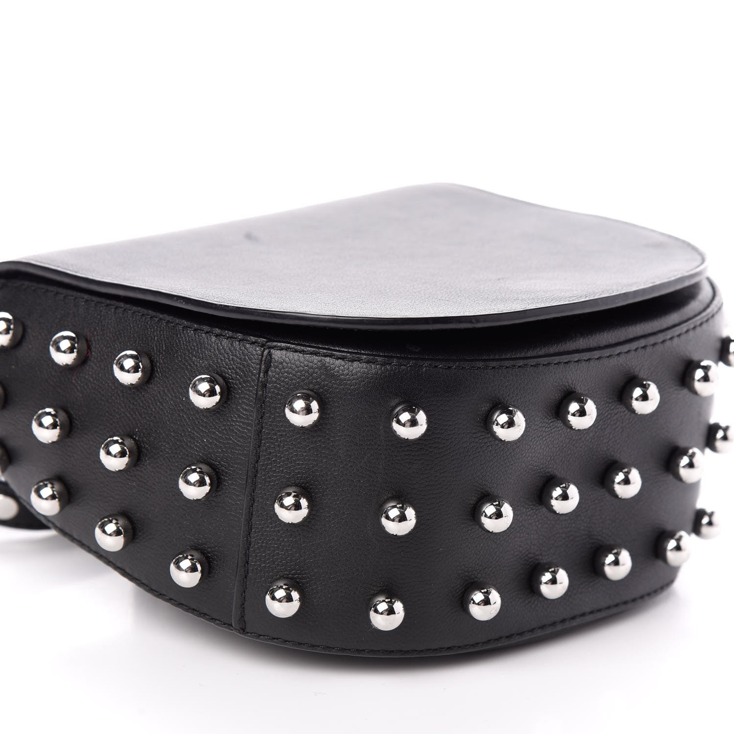Alexander Wang Pebbled Calfskin Mini Lia Black Rhodium Hardware 8 of 9