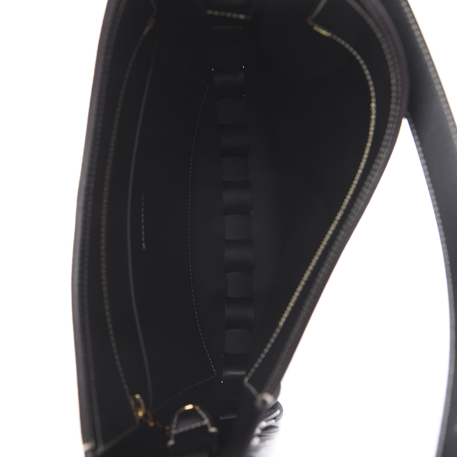 Chloe Small Grain Smooth Calfskin Medium Darryl Hobo Black 4 of 10