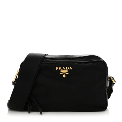 Prada Tessuto Nylon Soft Calf Camera Bag Black 1 of 14