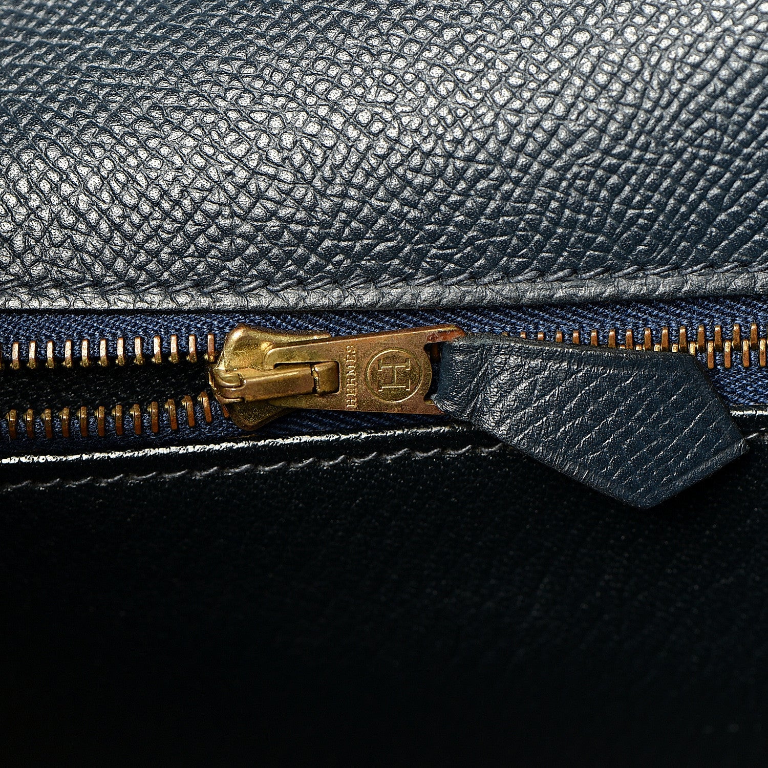 Hermes Courchevel Retourne Kelly 28 Bleu Marine 26 of 48