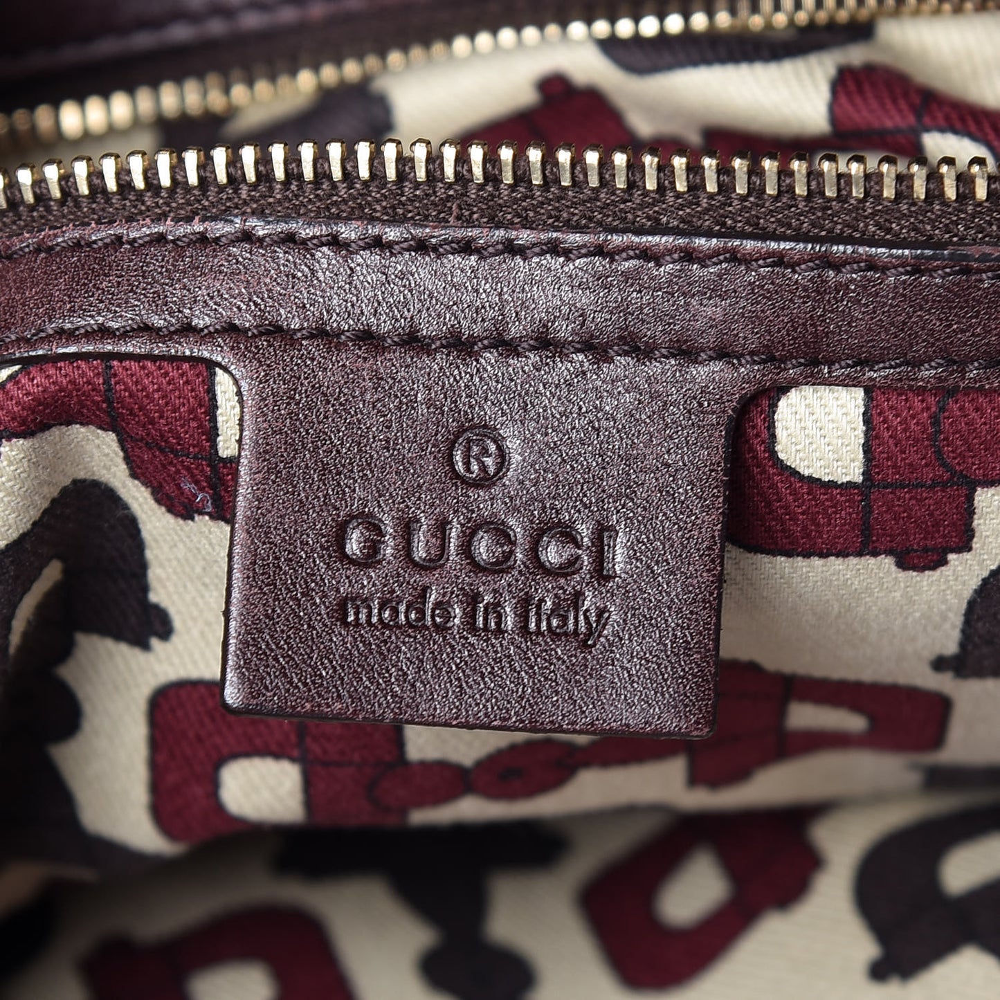 Guccissima Medium Indy Top Handle Hobo Dark Brown
