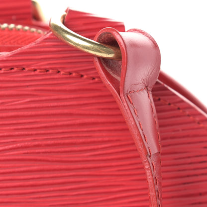 Louis Vuitton Epi Mabillon Backpack Castillan Red 11 of 13