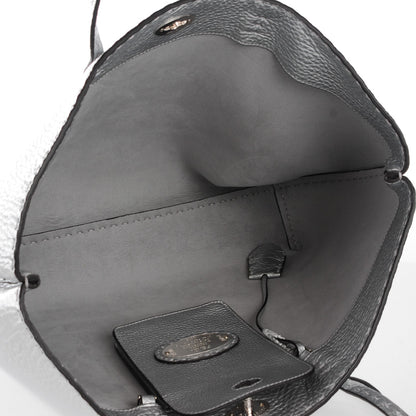 Fendi Cuoio Romano Lux Selleria Carla Shopping Tote Argento 5 of 9