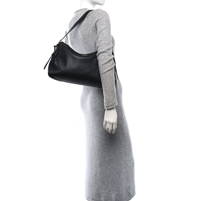 Prada Soft Calfskin Aimee Shoulder Bag Black 3 of 9