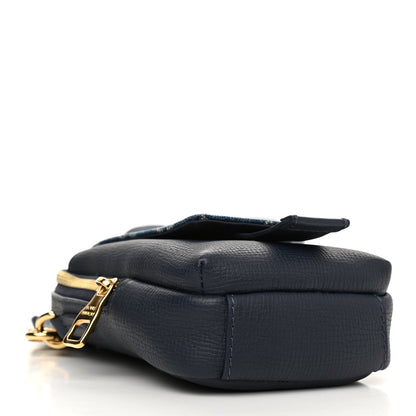 Louis Vuitton X NIGO Denim Monogram Flat Double Phone Pouch 4 of 9