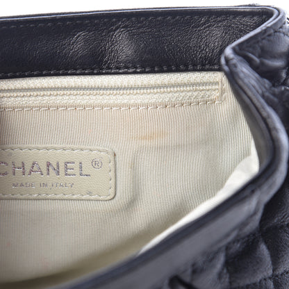 Chanel Washed Lambskin Quilted Mini Chain Around Flap Black 9 of 13
