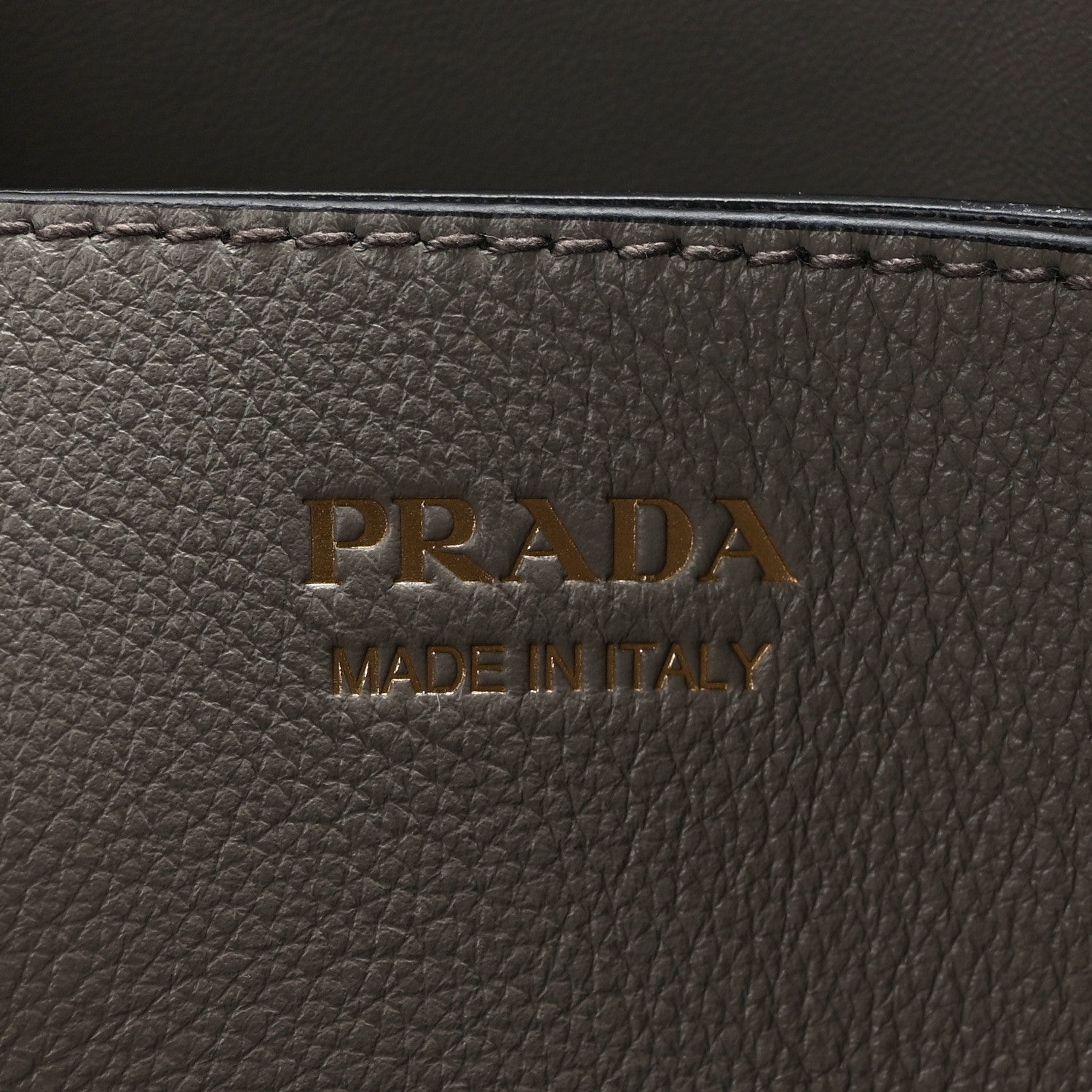 Prada Soft Grained Calfskin Vitello Small Buckle Bag Argilla 5 of 10