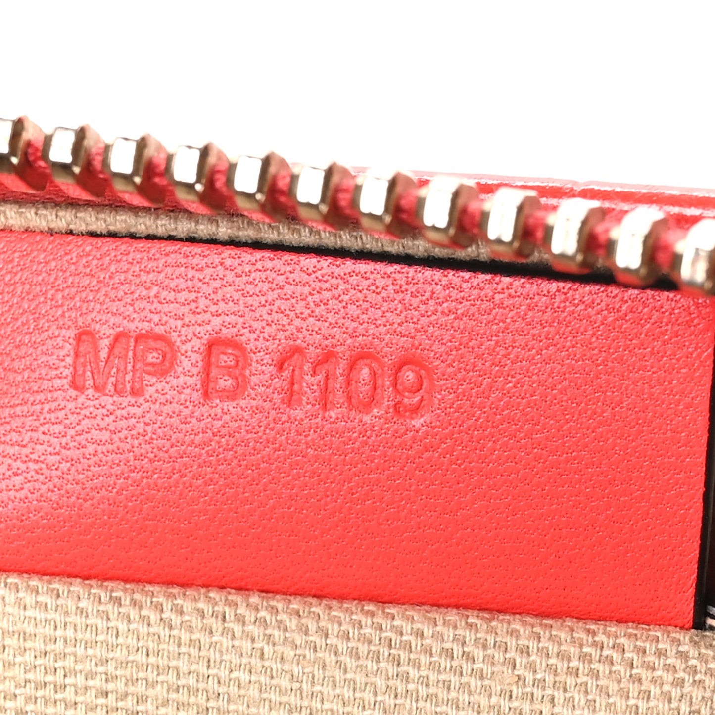 Calfskin Crocodile Embossed Small Antigona Red