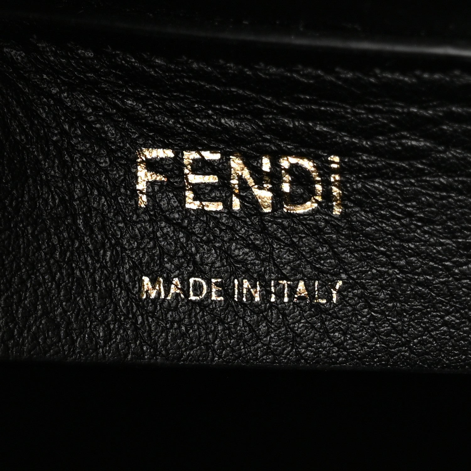 Fendi Vitello Fluffy Logo Small Shopping Bag Rosa Quarzo Black 6 of 12