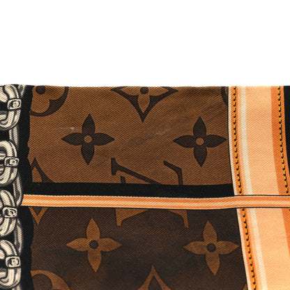 Louis Vuitton Silk Monogram Confidential Bandeau Brown 4 of 6