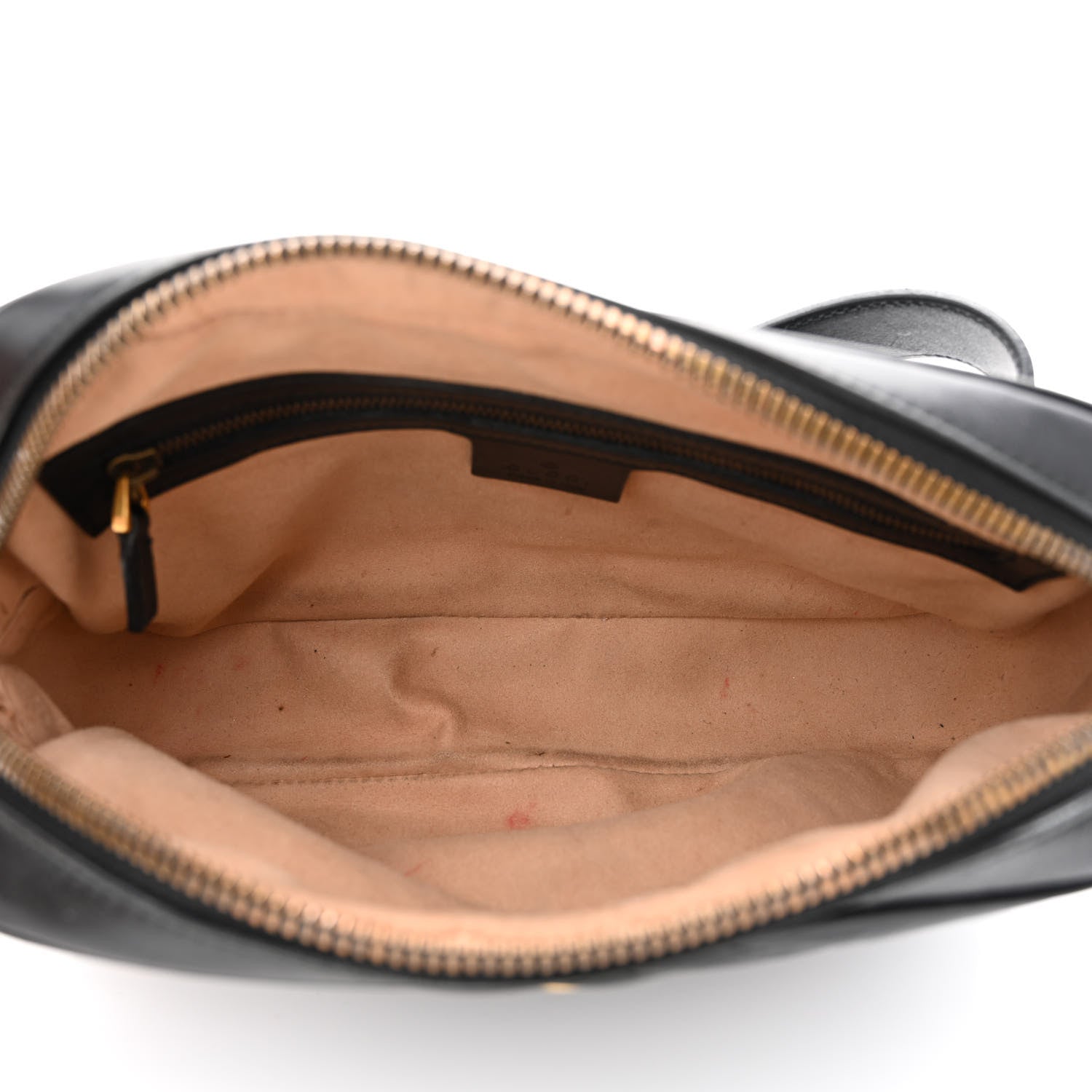 Gucci Calfskin Matelasse Mens GG Marmont Belt Bag 80 32 Black 5 of 12