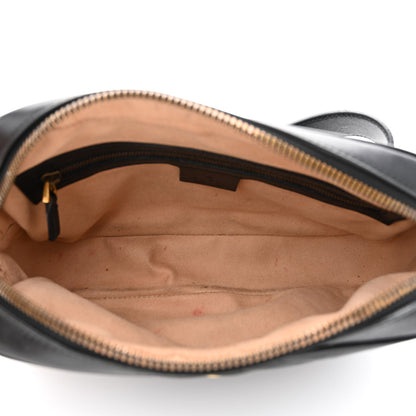 Gucci Calfskin Matelasse Mens GG Marmont Belt Bag 80 32 Black 5 of 12