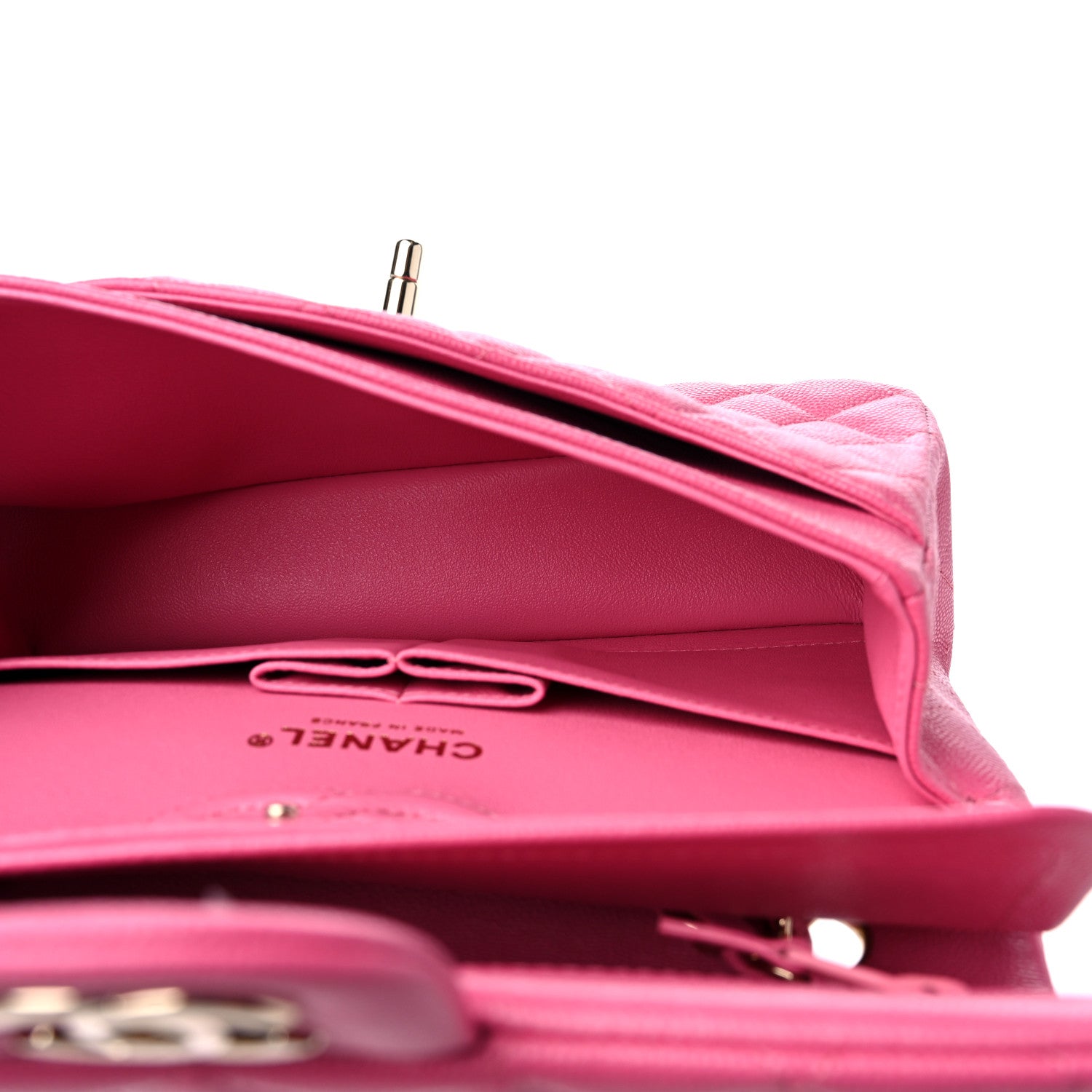 Chanel Caviar Quilted Small Double Flap Pink 5 of 9