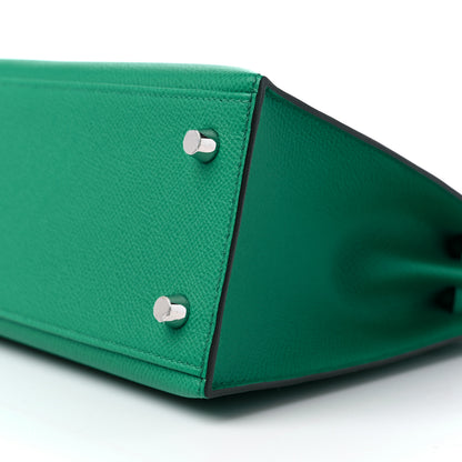 Hermes Epsom Kelly Sellier 25 Vert Jade 9 of 10