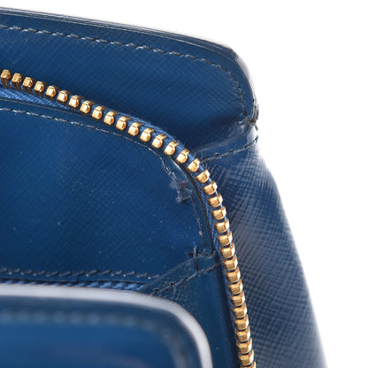 Prada Saffiano Vernice Shopping Tote Azzurro 11 of 18