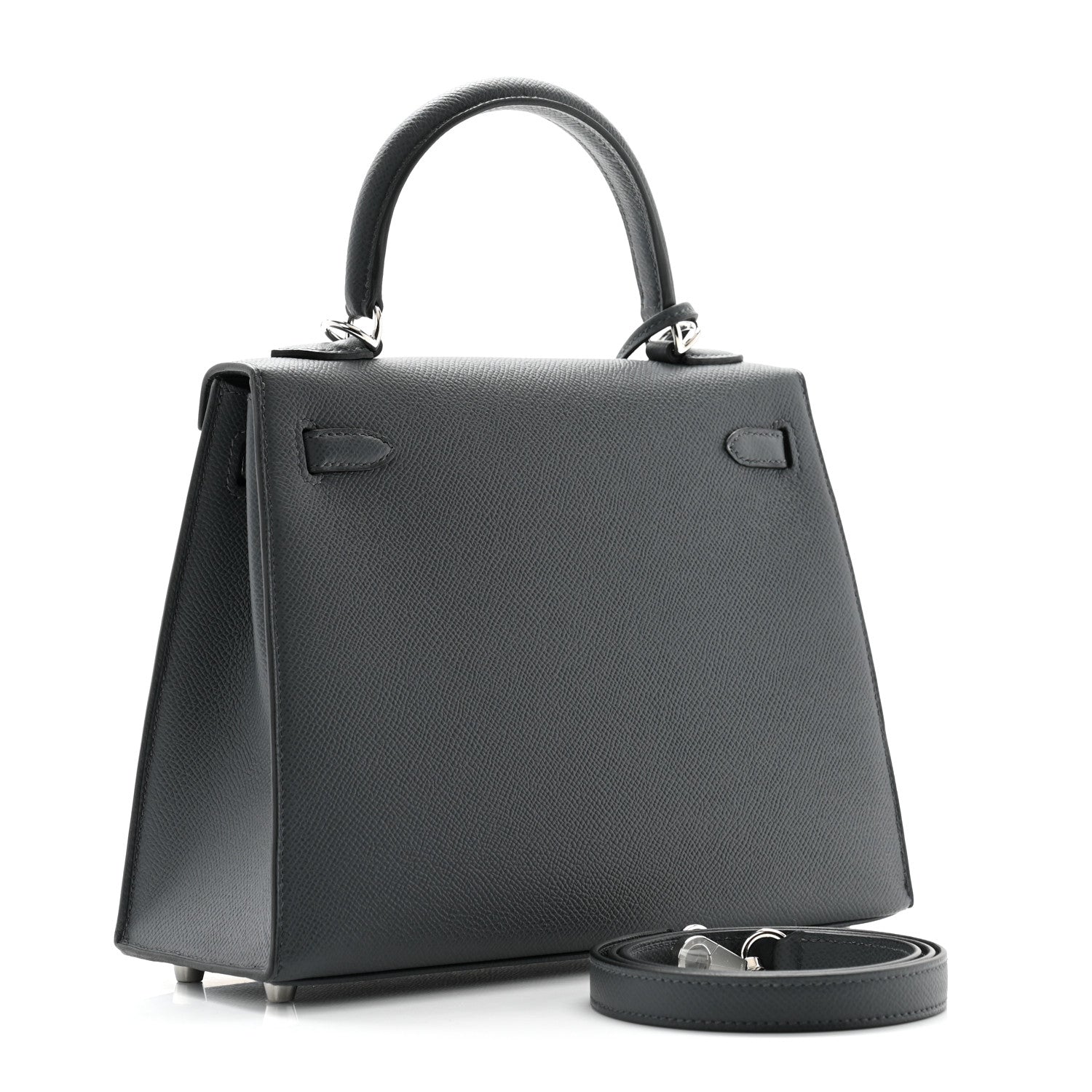 Hermes Epsom Kelly Sellier 25 Gris Misty 3 of 11