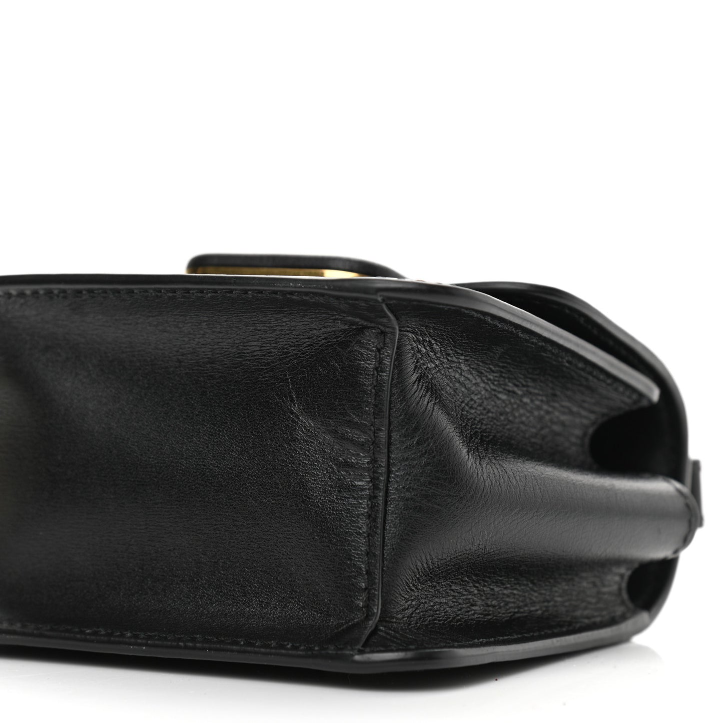 Smooth Calfskin Micro VSling Shoulder Bag Black
