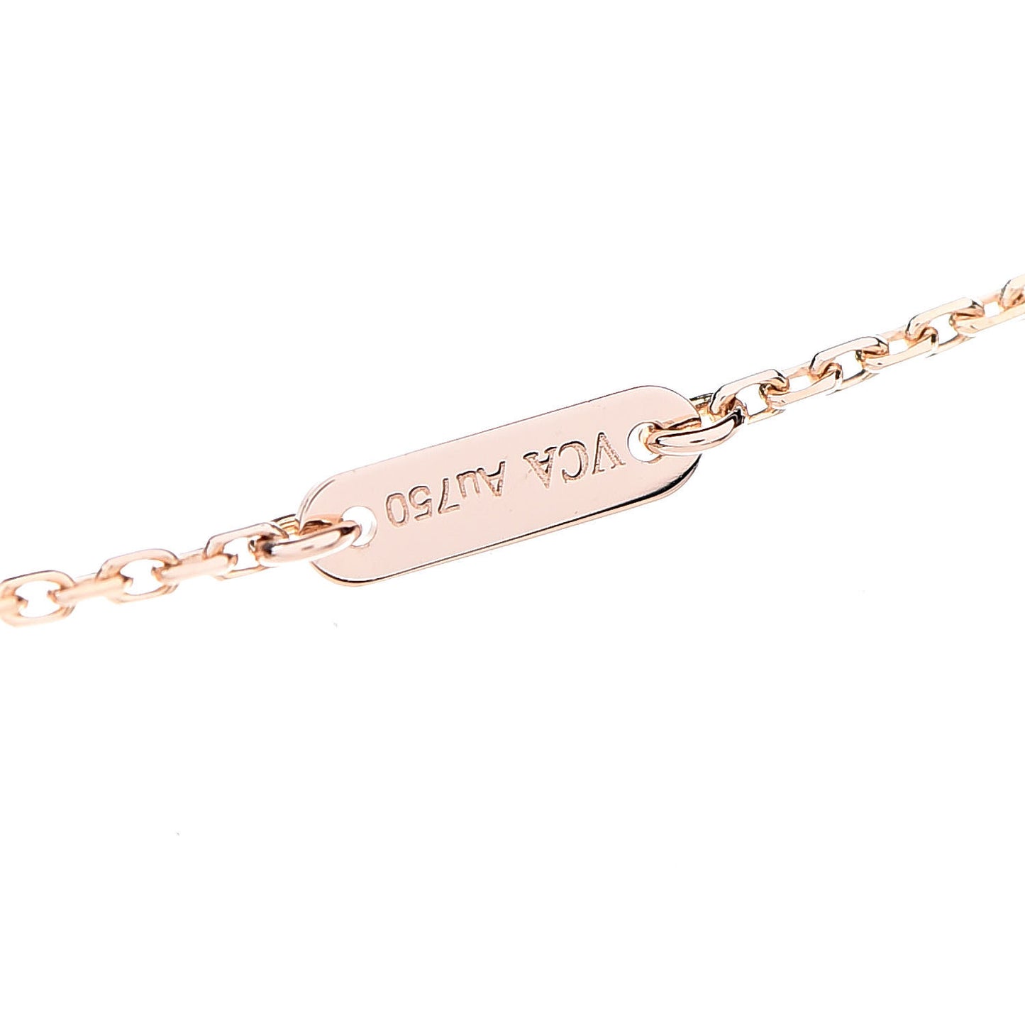 18K Rose Gold Sweet Alhambra Pendant Necklace