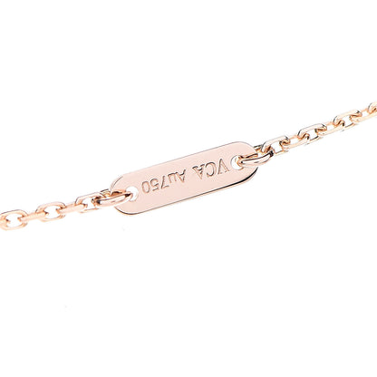 Van Cleef & Arpels 18K Rose Gold Sweet Alhambra Pendant Necklace 6 of 8