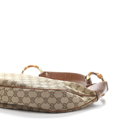Gucci Monogram Bamboo Ring Hobo Brown 7 of 13