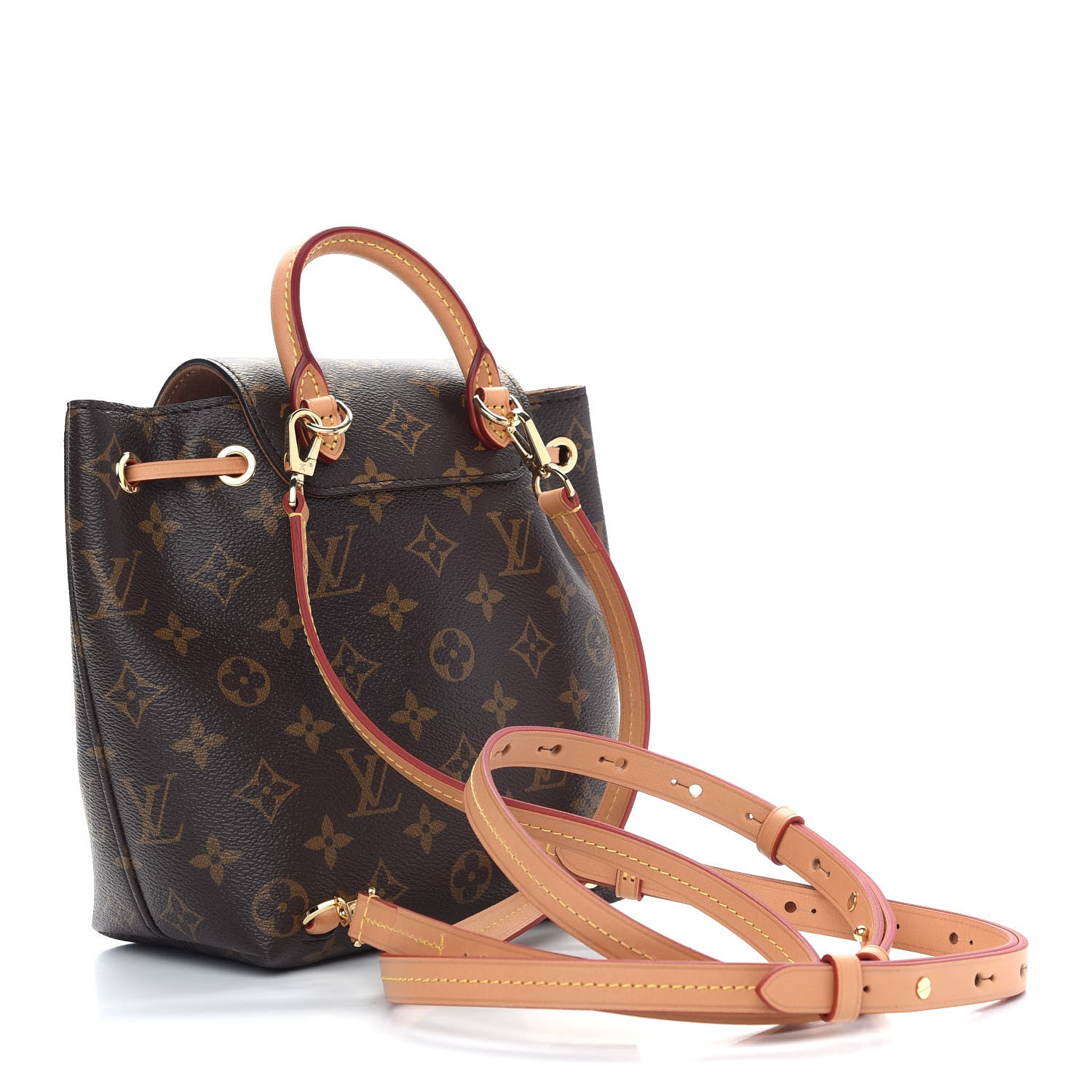 Louis Vuitton Monogram Montsouris BB Backpack Natural 3 of 9