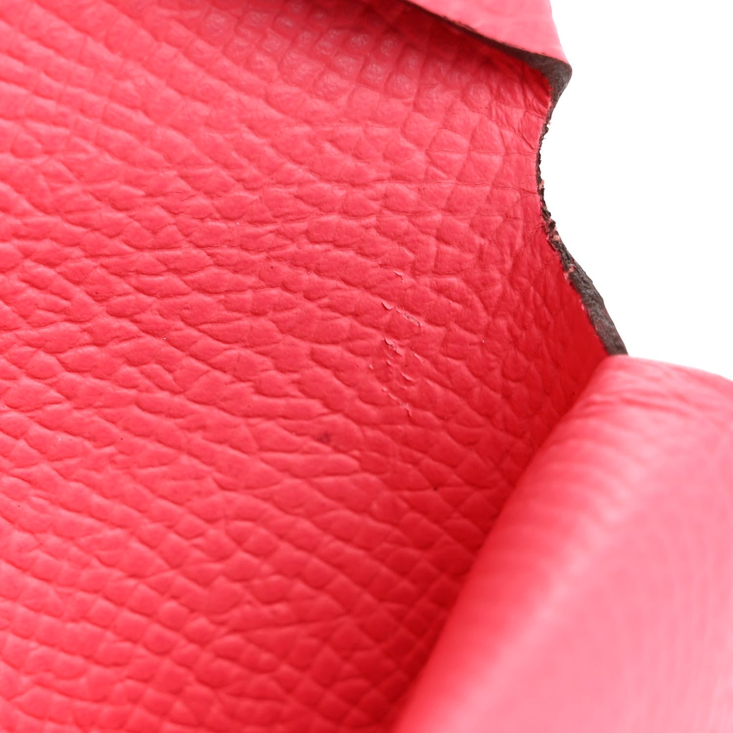 Hermes Epsom Calvi Duo Card Case Rose Azalee 8 of 11
