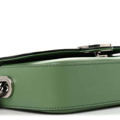 Gucci Senna Calfskin Petite GG Top Handle Shoulder Bag Green Soil Grass 9 of 10