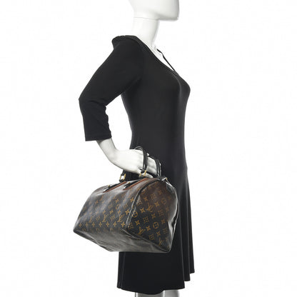 Louis Vuitton Monogram Mirage Speedy 30 Black 2 of 12