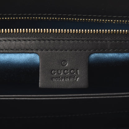 Gucci Suede Patent Web Medium Ophidia Chain Shoulder Bag Hibiscus Red Black 5 of 9