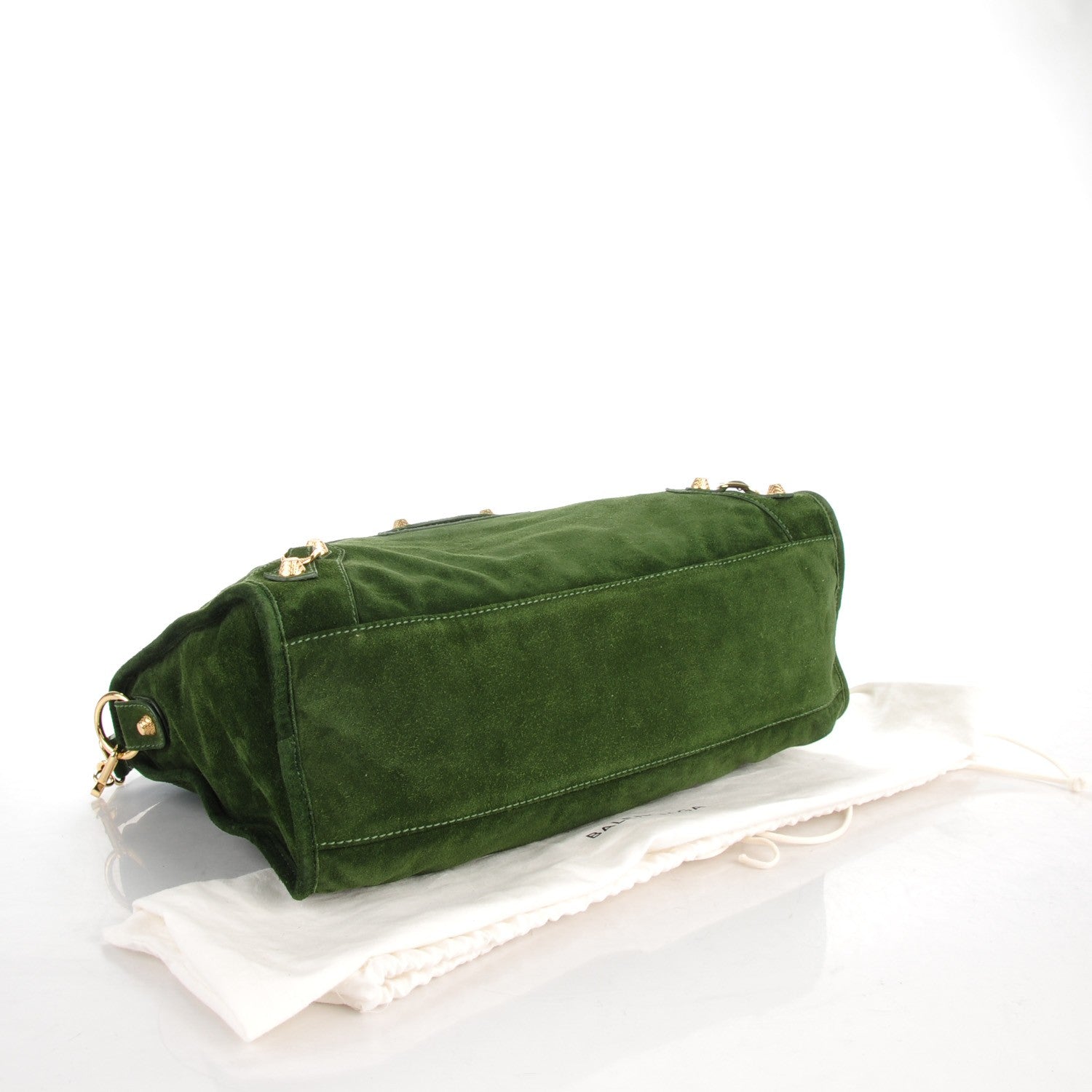 Balenciaga Baby Daim Suede Giant 12 Gold Hardware City Vert Militaire 4 of 8