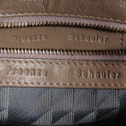 Proenza Schouler Leather PS1 Pouch Messenger Bag Smoke 5 of 14