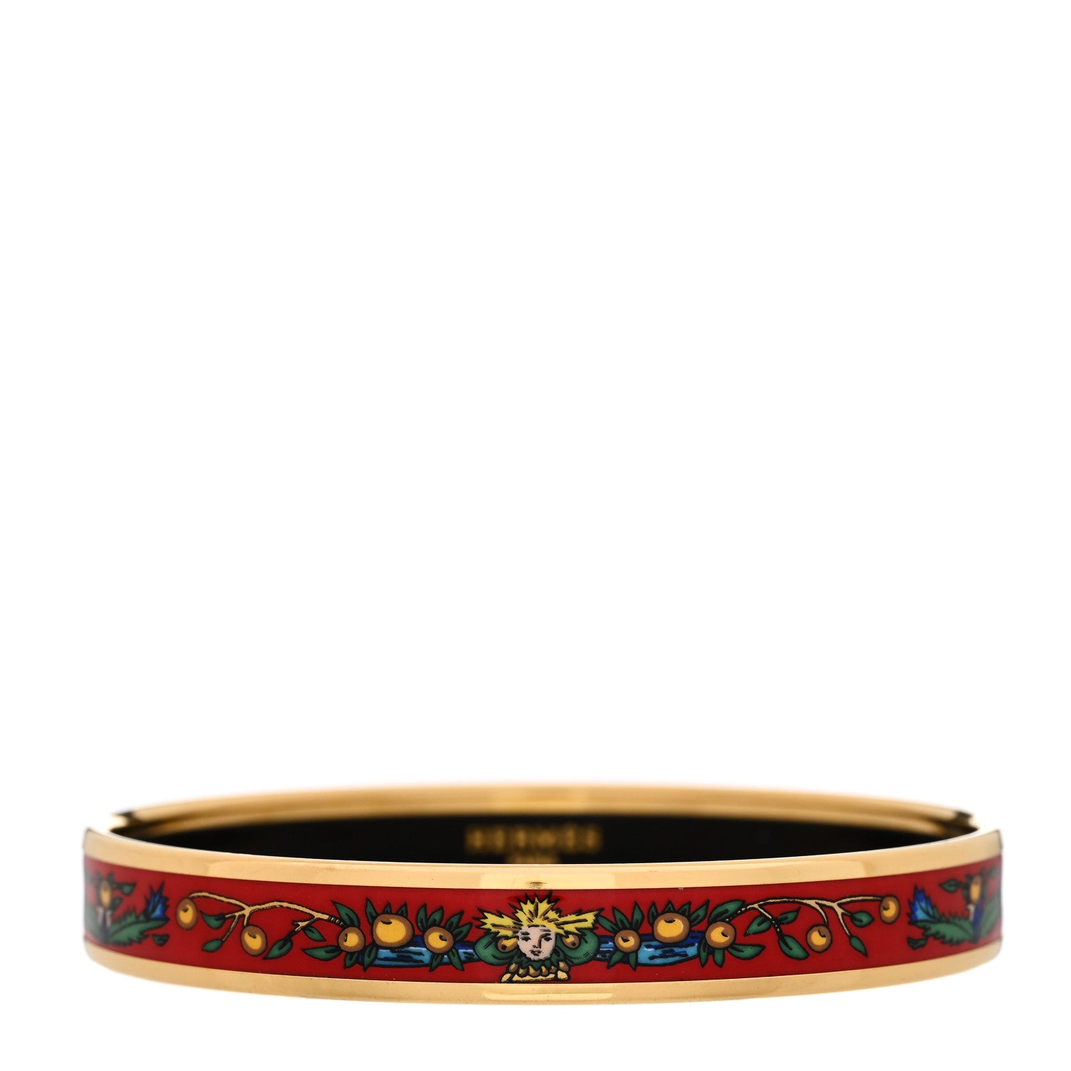 Hermes Enamel Printed Narrow Bracelet 1 of 6