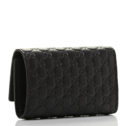 Gucci Microguccissima 6 Key Holder Case Black 3 of 9
