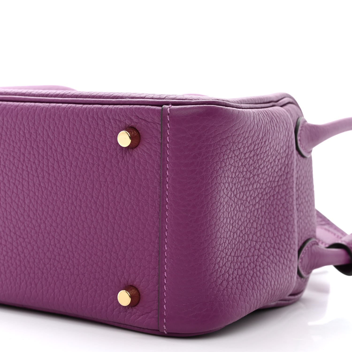 Hermes Taurillon Clemence Mini Lindy 20 Anemone 10 of 11