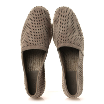 Hermes Suede Goatskin Mens Enrique Espadrilles 42 Beige Sable 2 of 11