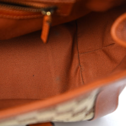 Gucci Monogram Bamboo Bullet Satchel Brown 11 of 19