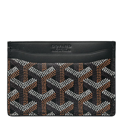 Goyard Goyardine Saint Sulpice Card Holder Black 1 of 11